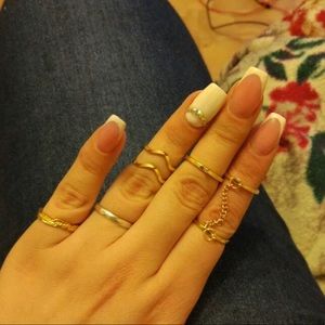 Brand new never used ring set